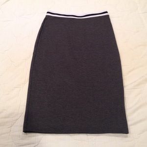 Grey Pencil Skirt Forever 21 size M