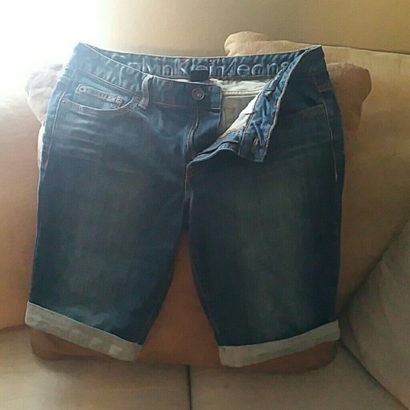 Calvin Klein Jean Shorts - size 10