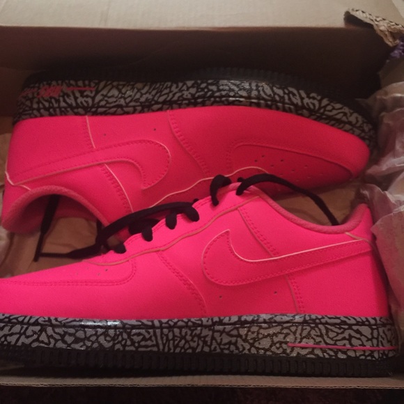 Nike Air Force 1 Hyper pink / rose noir     sz 3