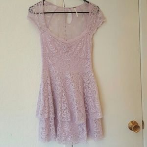 Free People Lavender lace dress