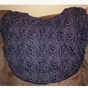 Self esteem leopard print dolman