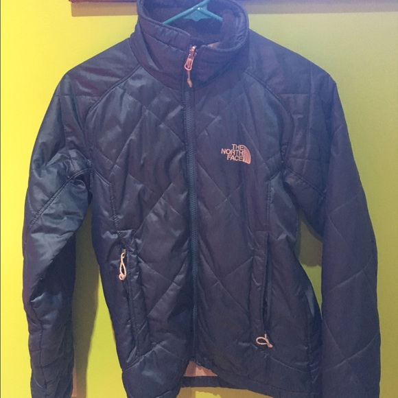 The North Face blue jacket.