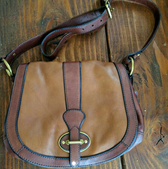 Fossil Leather Vintage Reissue Crossbody Flap