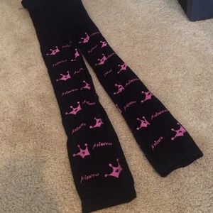 Princess Capri Nylon Tights Leggings O/S