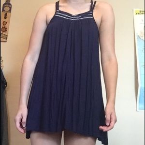 Flowy Navy Blue Sundress