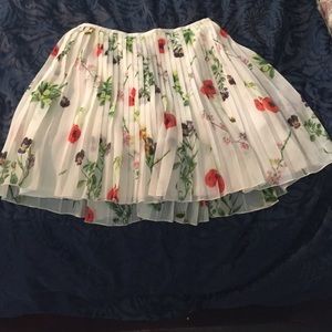 Floral skirt from anthropologie