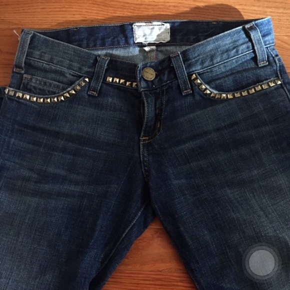 Current/Elliott "The Skinny" studded jeans