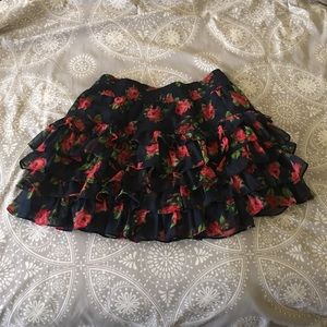 A chiffon summer skirt