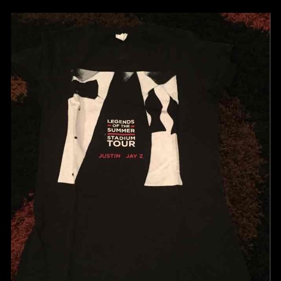 Jay z Justin timber lake concert tee