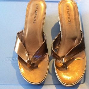 ❤️Like new gold/bronze sandals