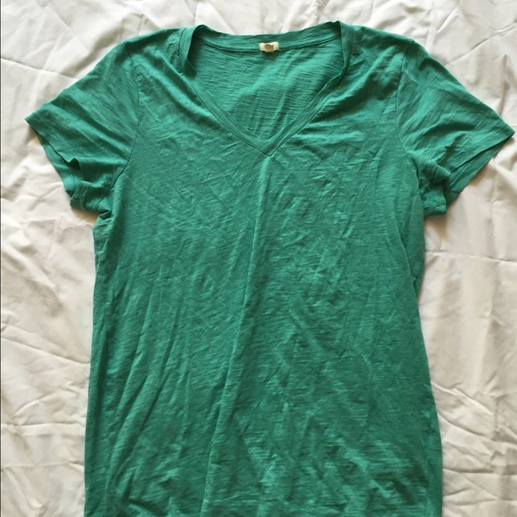 J. Crew Teal V Neck, large