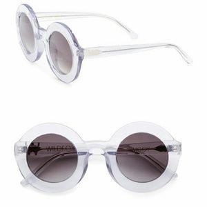 BRAND NEW WILDFOX Twiggy Deluxe Clear Sunglasses