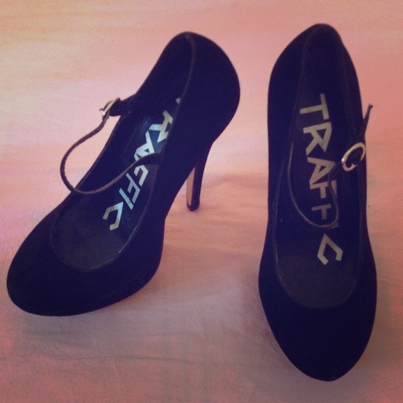 Black high heels