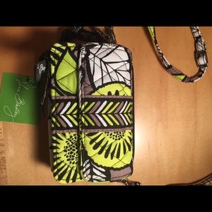 Vera Bradley All-in-One Crossbody in Citron