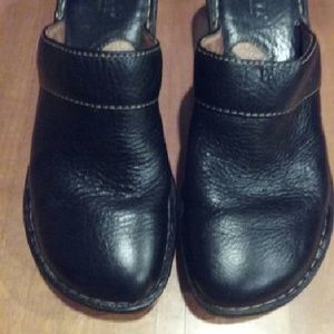 Born Black Leather Mule