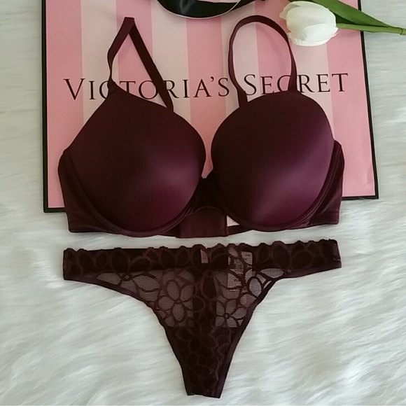 PINK Victoria's Secret Other - NWT PINK VICTORIA SECRET PUSH UP BRA 36D & THONG.