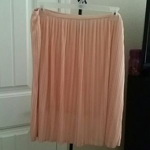 Pink and Pleated
