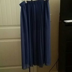 Purple maxi skirt