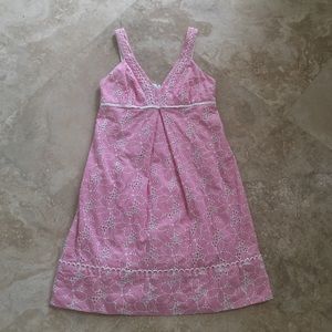 Lily Pulitzer pink eyelet sundress