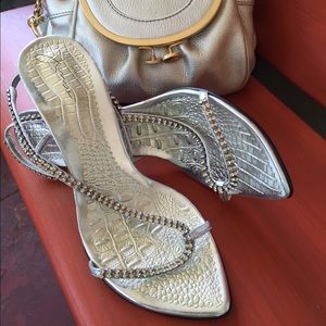 Rhinestone sexy heels