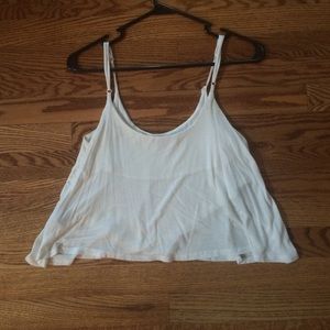 White tank top, crop top