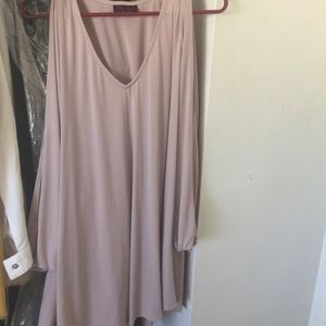 Brand New Beige Silk Dress