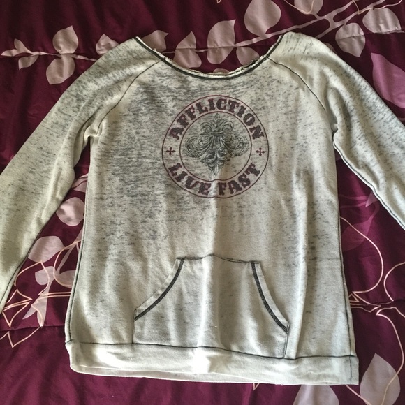 Affliction sweat shirt