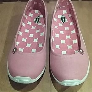 Dr. Scholl's Joliet Red Chambray Flat