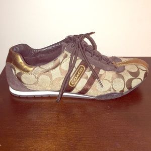 COACH "Katelyn" Brown Sneakers
