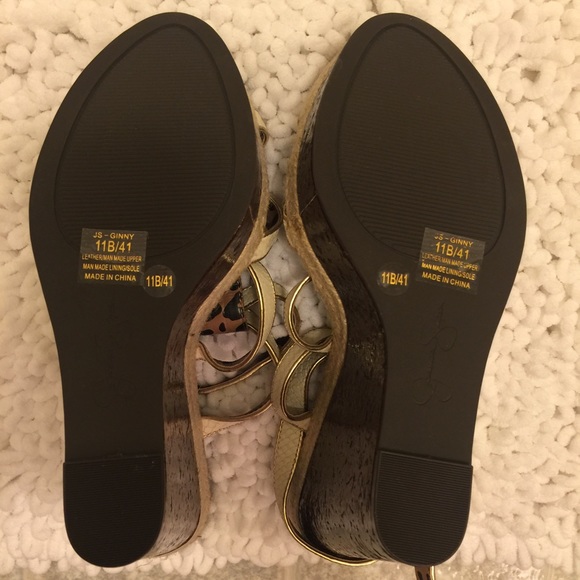 JS-Ginny wedge sandals - Picture 3 of 4