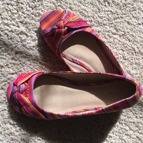 Self Esteem Shoes - Striped Summer Slip-on Sandals