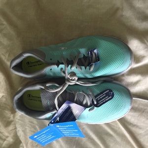 Champion Blue and Gray Sneakers Running Shoes