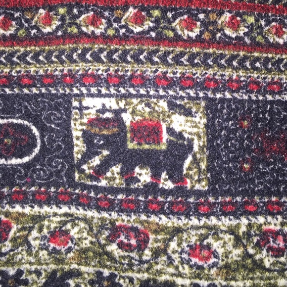 Patterned Elephant Long Sleeved Shirt