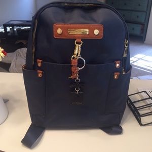 ADRIENNE VITTADINI BLUE BACKPACK LIKE NEW!!
