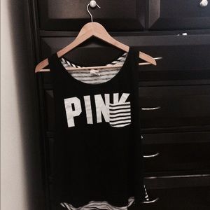 PINK Victoria's Secret muscle tee
