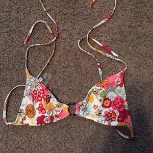 Red camel bathing suit top