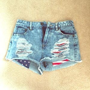 Charlotte Russe high waisted shorts