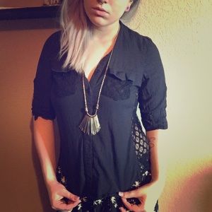 Black Lacy top