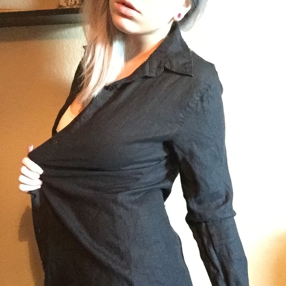 Black button Down - Picture 2 of 2