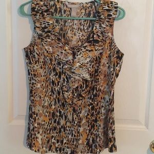 Banana Republic sleeveless blouse