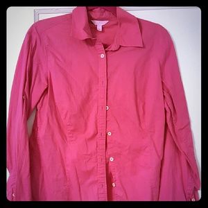 Lilly pulitzer button up shirt