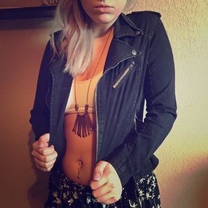 Black Biker Jacket