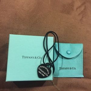 Authentic Tiffany & Co. Pendant in black bone