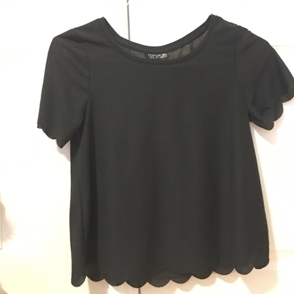 topshop black tee!