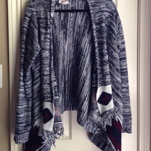 Printed cardigan