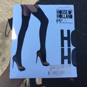House of Holland for Pretty Polly Suspender Tights
