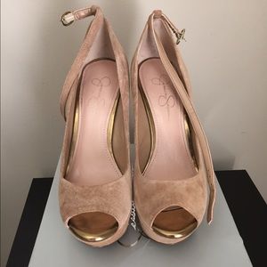 Jessica Simpson Marci Suede Wedges