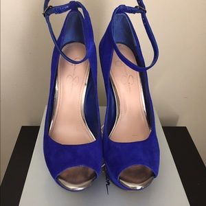 Jessica Simpson Marci Suede Wedges