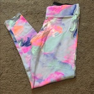 PINK ultimate collection tie dye leggings