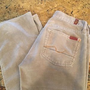 7 for All Mankind 27 corduroy
